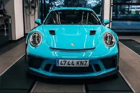售价49万起，Porsche 911 GT3 RS 迈阿密蓝惊艳亮相图片