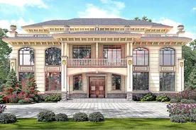 农村“超”实用的联排双拼别墅，兄弟齐心建一栋，家庭幸福又美满图片