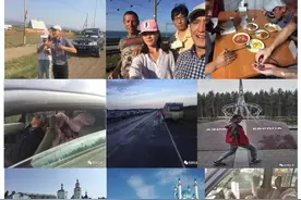 第一次遇老外搭车，为中俄友好，第一次请老外吃饭，三人吃二十元图片