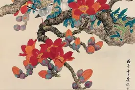 我学画并非科班出身，除受家学影响 自身勤奋外，全靠名师指导图片