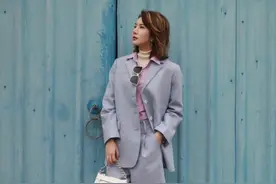 今年火了一种穿法叫：西装+中裤，恰到好处的新潮，让人一眼爱上图片