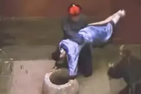 慈禧将珍妃扔井里，后捞出安葬，为何在井上压一块石，铁棒封住？图片