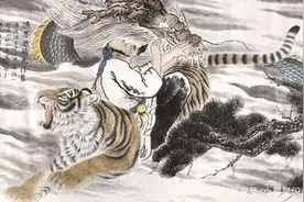 医学故事之孙思邈坐虎针龙图片