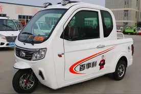 这2款电动三轮车，不怕风吹雨淋，载重量大，胜过小皮卡图片