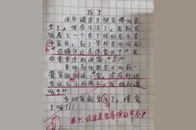 小学生作文爆红网络，笑坏老师，气坏全家，网友：现在孩子太有才图片