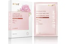 山茶花做的面膜，敷一敷皮肤透亮有光泽图片