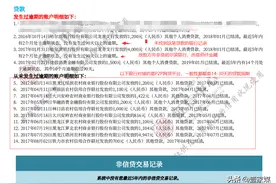 网贷用户根据个人征信记录查账，结果发现很多记录对不上图片