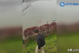 株洲攸县：快递小哥勇救落水女孩图片
