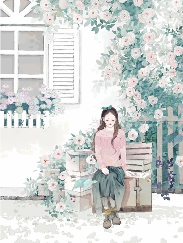插画分享|童话少女梦 梦幻色彩明亮美好
