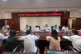 【攀枝花】西区召开统一战线庆祝中国共产党成立100周年座谈会图片