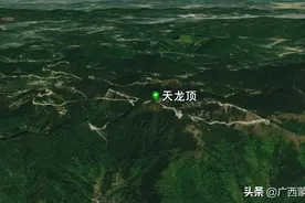 卫星图看：广西10大高峰，你攀登过几座图片