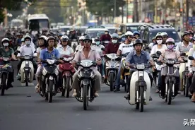 越南街头摩托车成灾，但是为什么很少中国摩托车？图片