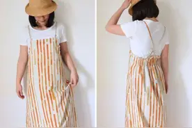 「图解服装工艺」吊带裙缝制工艺（附结构图）图片