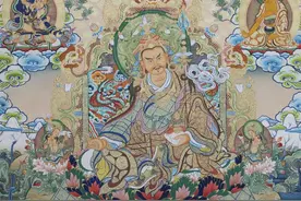 唐卡佳赏 | 莲花生大师八相佛图片