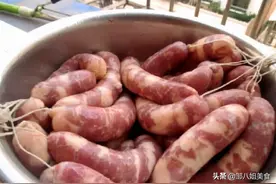 灌香肠有窍门，牢记一点，灌出的香肠口感好味道香，不怕发霉发臭图片