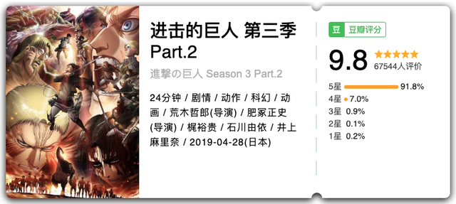 燃炸，豆瓣9.8分的神作--《进击的巨人》，就要来了