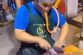 山东一男子切洋葱，自制出“呼吸式”面罩，呼吸顺畅还不流泪图片