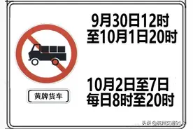 注意：国庆期间，杭州高速对这类车限行图片