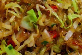 饭店炒粉条美味滑口，在家自己做总是粘锅，原因在于少做了一步图片