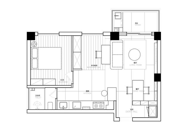 关于横厅设计，布局方式全解析