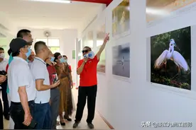 热烈祝贺莫振摄影作品在廉江慈孝文化城开展图片