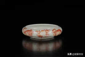 知识点 什么是三多纹 可参见 - 清中晚期 矾红三多瑞兽纹镗锣洗图片