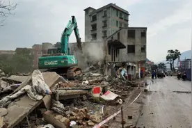 房子塌了，全拆完了！桂林市区这条公路进入全速建设阶段图片