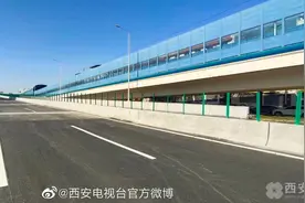 西安广安路主线桥通车，北二环至东三环四分钟图片