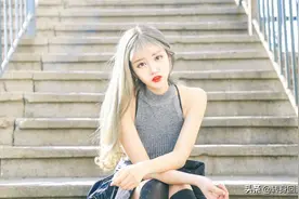 韩国美女时尚性感户外写真图片
