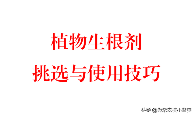 作物根系不良、长势差，使用哪种生根剂促根、缓苗、壮棵效果好？