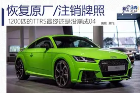 怒崩一切的千匹TTRS被扣 难道故事就这样结束了么图片