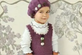 「针织作品」30款女娃的花式背心裙设计图片