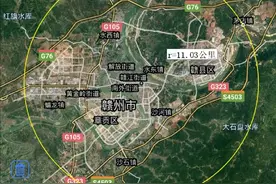 赣州市各地至市区直线距离，南康区最近，石城县最远，了解一下？图片