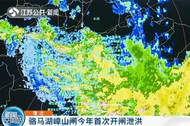 宿迁骆马湖嶂山闸今年首次开闸泄洪！切勿在闸区逗留图片