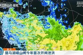 宿迁骆马湖嶂山闸今年首次开闸泄洪！切勿在闸区逗留图片