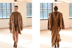 Max Mara 2021秋冬，力量出现在服装之中，产生刚柔并济的效果图片
