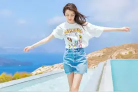 迪丽热巴海边写真大片，真让人心动！图片