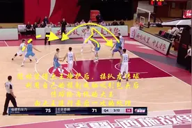 CBA主帅连叫两暂停让打钻石战术，球员上场后50秒内3次失误图片