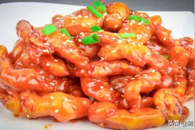 糖醋里脊怎样做才好吃，分享这几个技巧教你如何制作，外焦里嫩图片