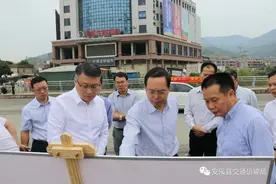 省交通运输厅黄祥谈厅长到安溪调研交通建设情况图片