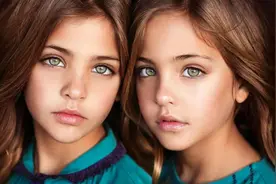 最美双胞胎成时尚宠儿，年仅11岁圈粉百万，天使容颜让人心动图片