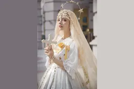 圣母风洛丽塔长什么样？高贵优雅华丽感十足，一般人都不敢尝试图片