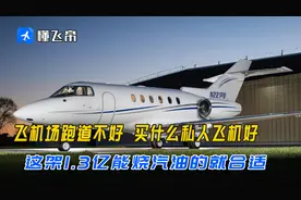 飞机场跑道不好，买什么私人飞机好？这架1.3亿能烧汽油的就合适视频封面