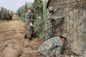 和平使命-2021丨我参演部队展开野战营区建设图片