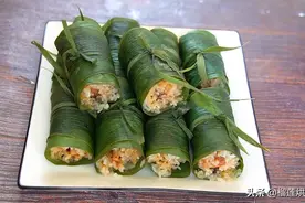 不会包粽子也能做出油润软糯鲜香扑鼻的排骨肉粽，提升佳节参与感图片
