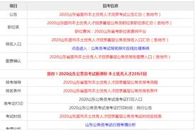 6月3日起报名！山东面向本土优秀人才招录基层公务员图片