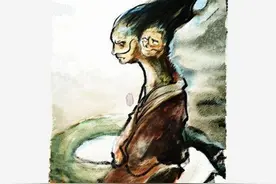 山海经：双头蛇延维是伏羲女娲交尾形态？曾侯乙墓衣箱现神秘图案图片
