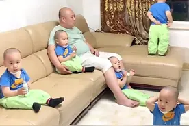 月薪上万的宝爸，面对五胞胎也是“杯水车薪”，网友：幸福也闹心图片