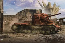 拥有绝对防御的“KV之王”它堪称真·苏维埃的移动碉堡图片