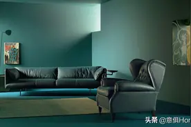 最近超爱的几款皮质沙发，每一款都美到心坎里~图片